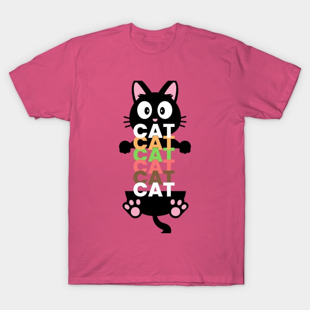 Cat cat fuuny T-Shirt by Funnysart